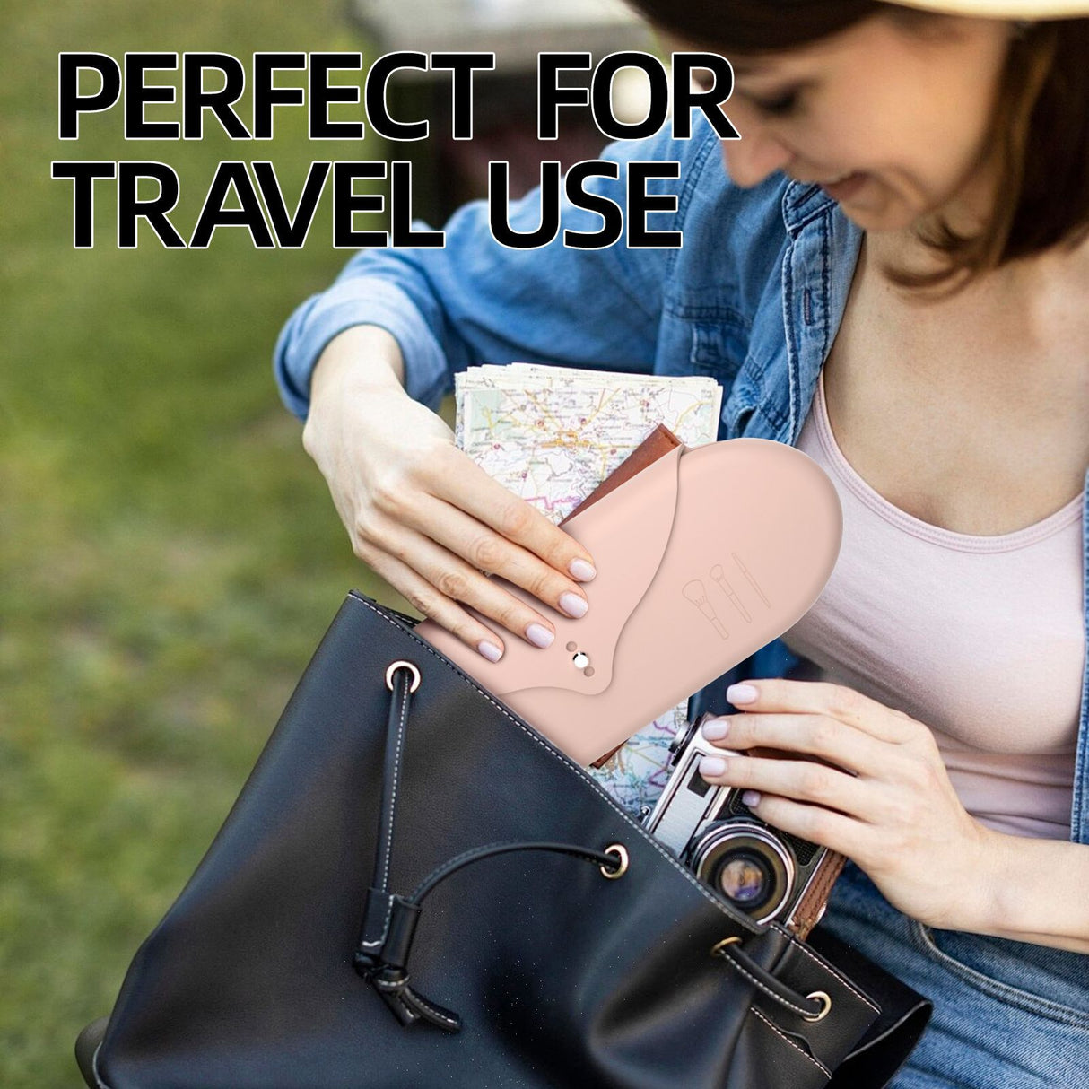 2-Piece Silicone Makeup Brush Case