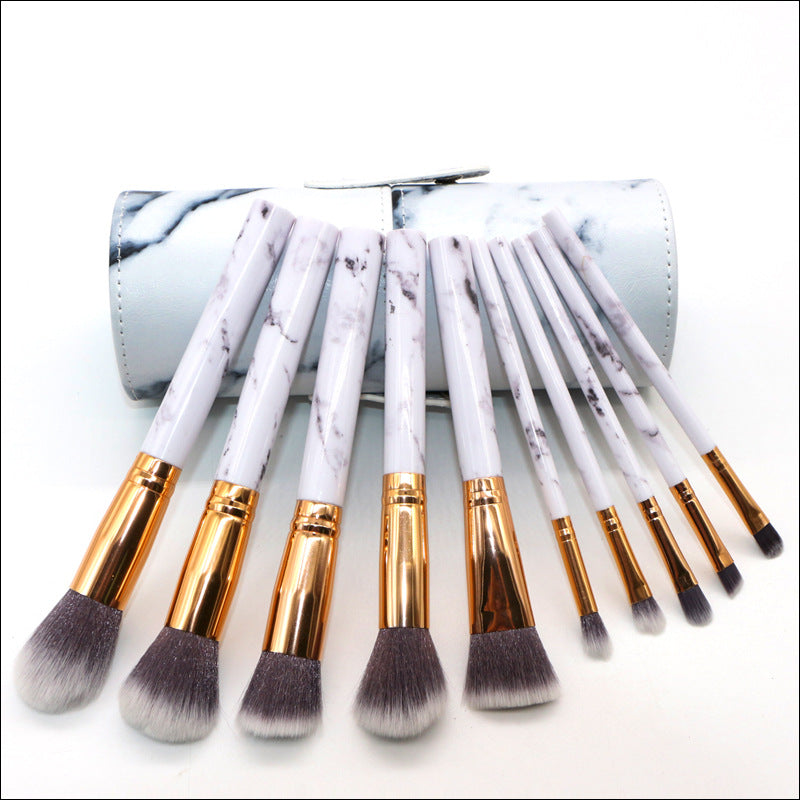 Marble Makeup Brush Set
