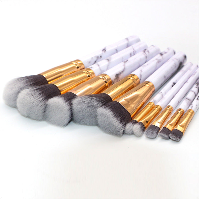 Marble Makeup Brush Set