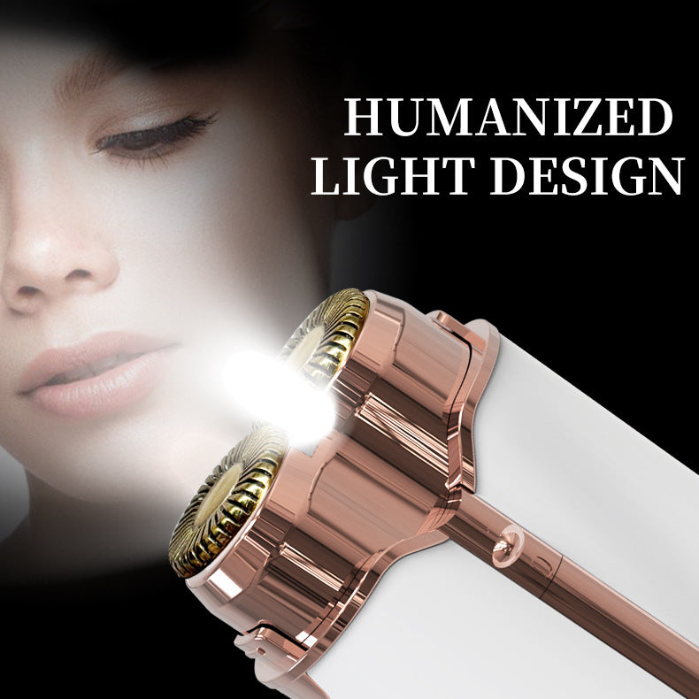 Mini Facial & Body Hair Remover - Rechargeable Dual-Head Lady Shaver