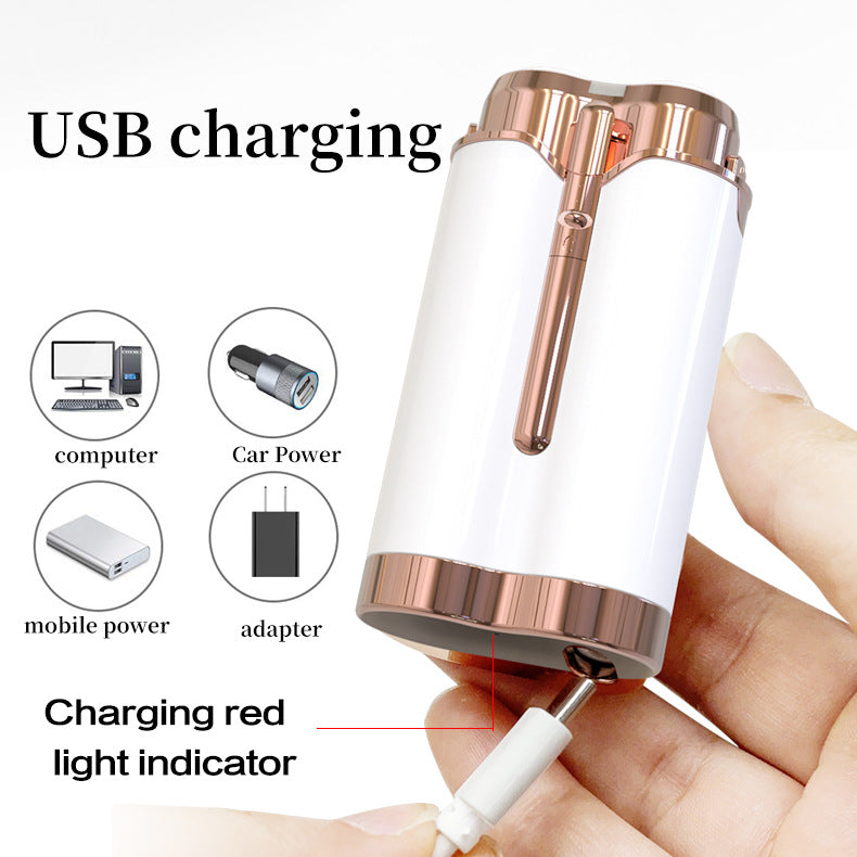 Mini Facial & Body Hair Remover - Rechargeable Dual-Head Lady Shaver