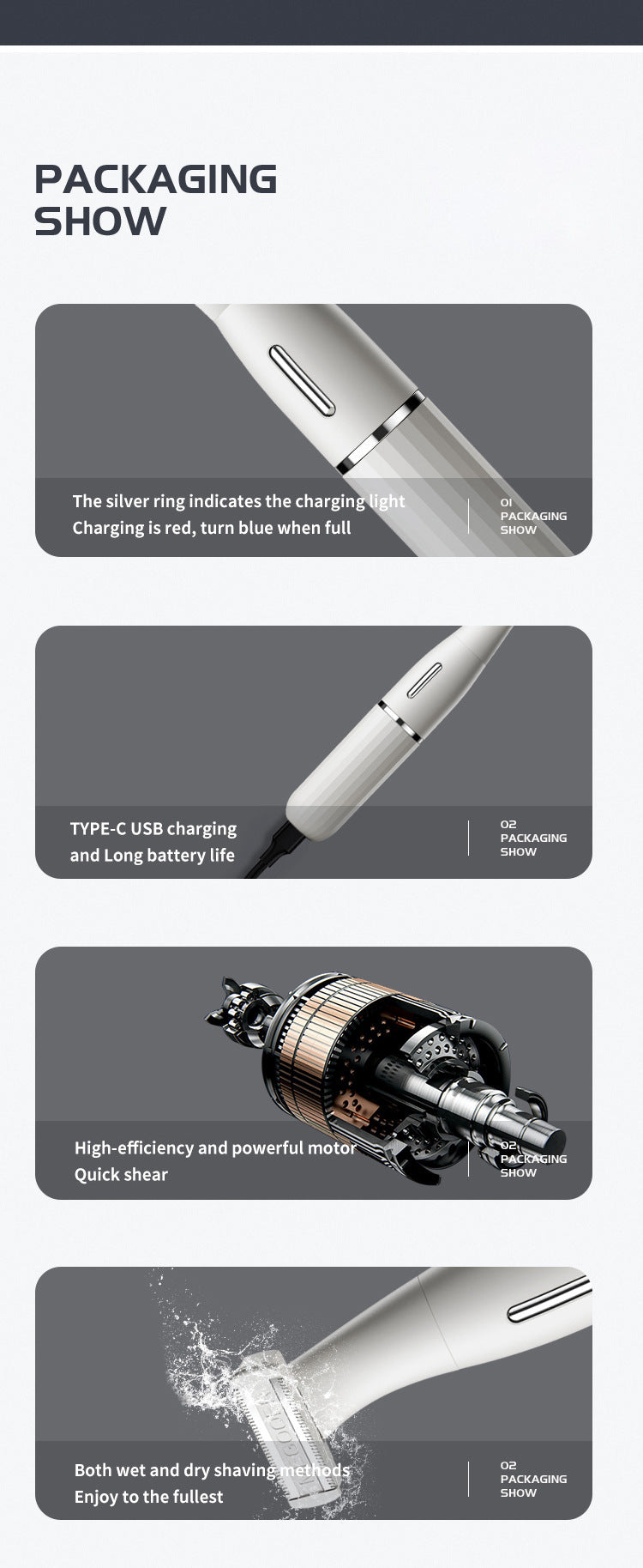 4-in-1 Rechargeable Women's Grooming Kit