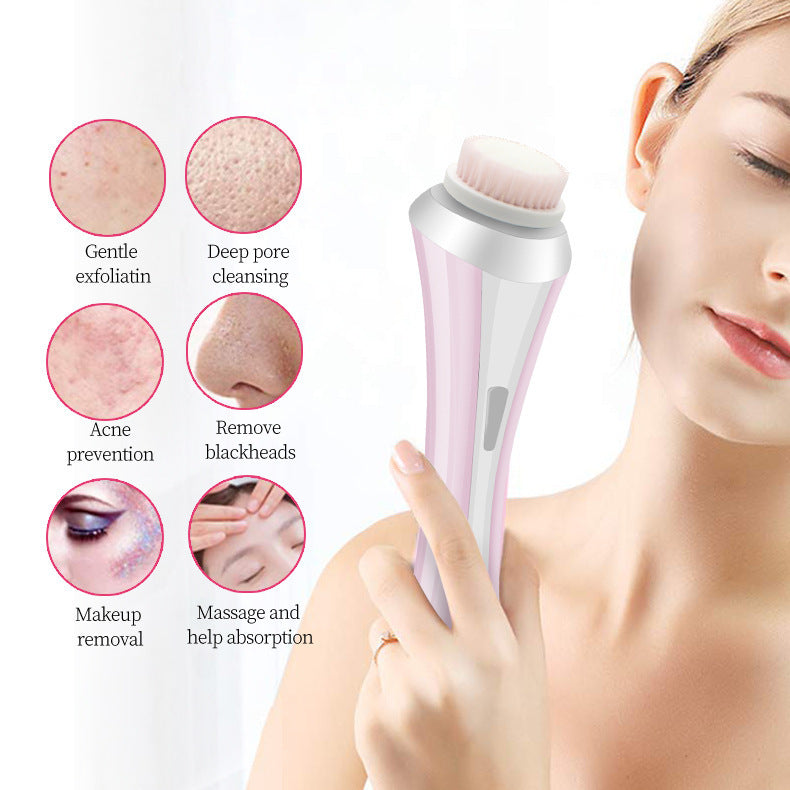 Multi-Functional Electric Facial Cleansing Brush Set