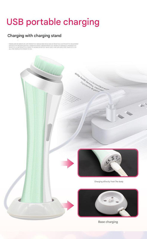 Multi-Functional Electric Facial Cleansing Brush Set