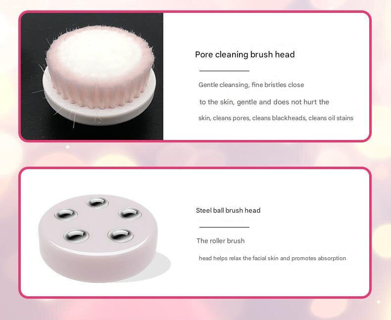 Multi-Functional Electric Facial Cleansing Brush Set