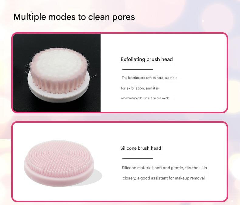 Multi-Functional Electric Facial Cleansing Brush Set