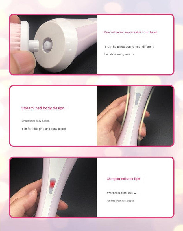 Multi-Functional Electric Facial Cleansing Brush Set