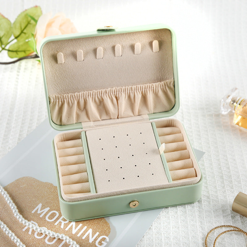 Portable Quilted Travel Jewellery Box