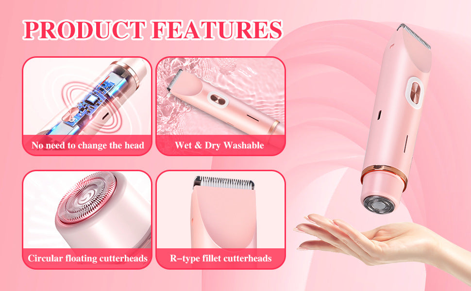 2-in-1 Rechargeable Electric Shaver & Trimmer