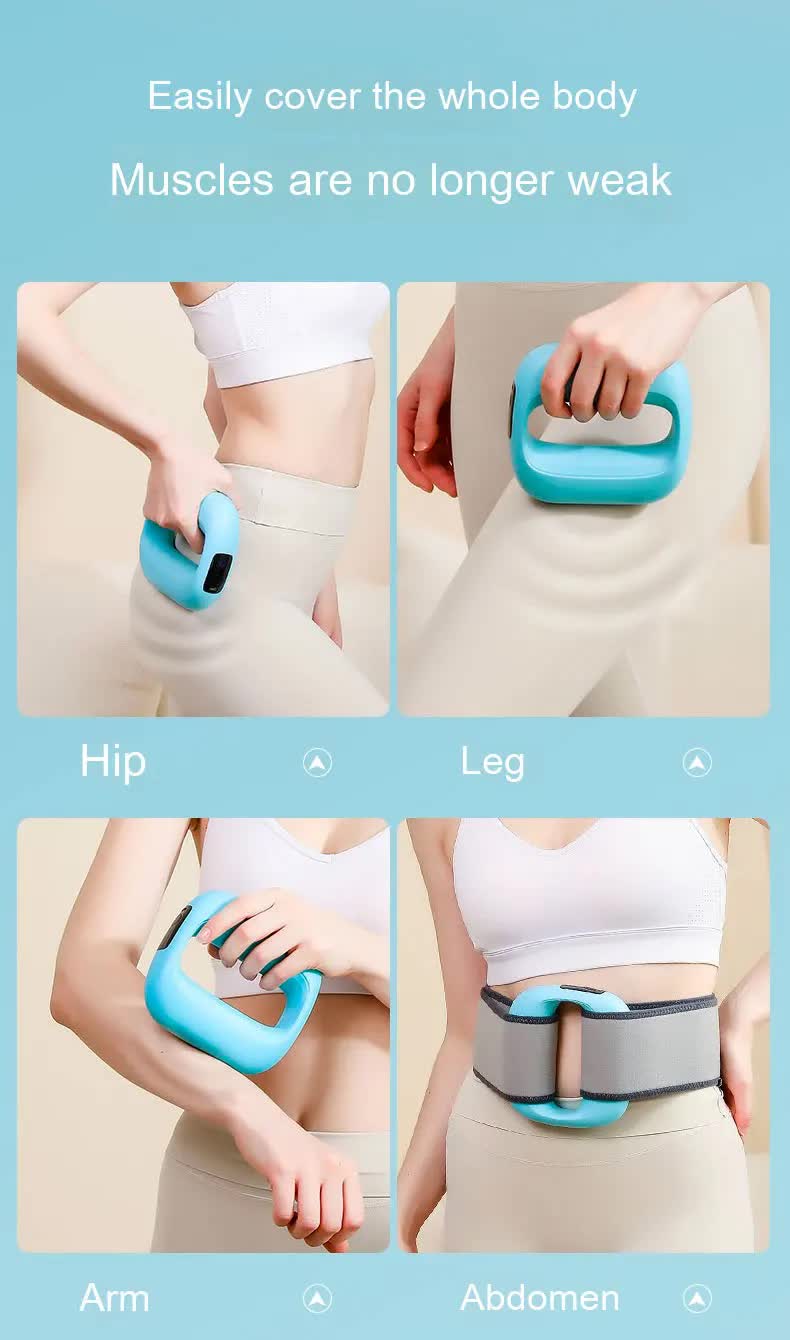 Portable Electric Ring Massager with Digital Display