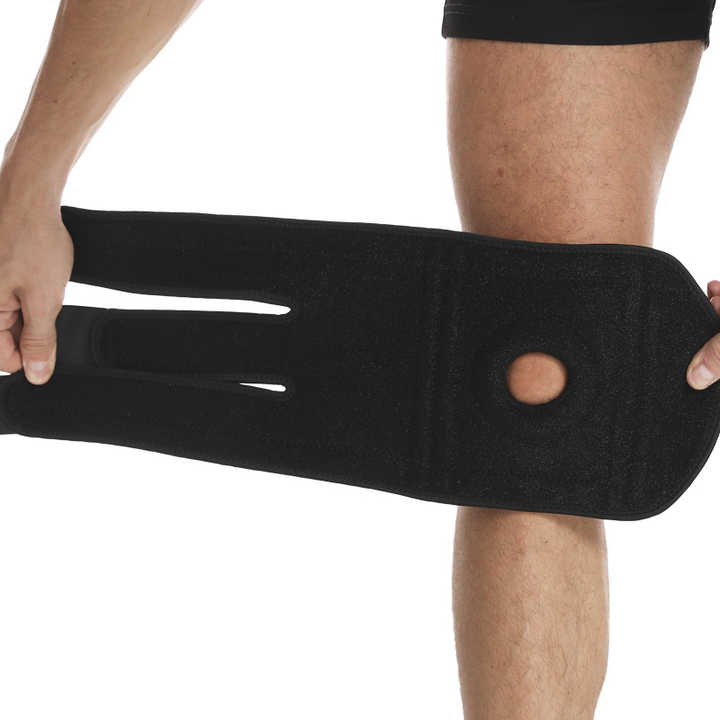 Adjustable Knee Brace Support with Dual Spring Stabilisers and Patella Gel Pad