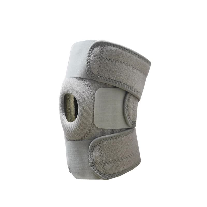 Adjustable Knee Brace Support with Dual Spring Stabilisers and Patella Gel Pad