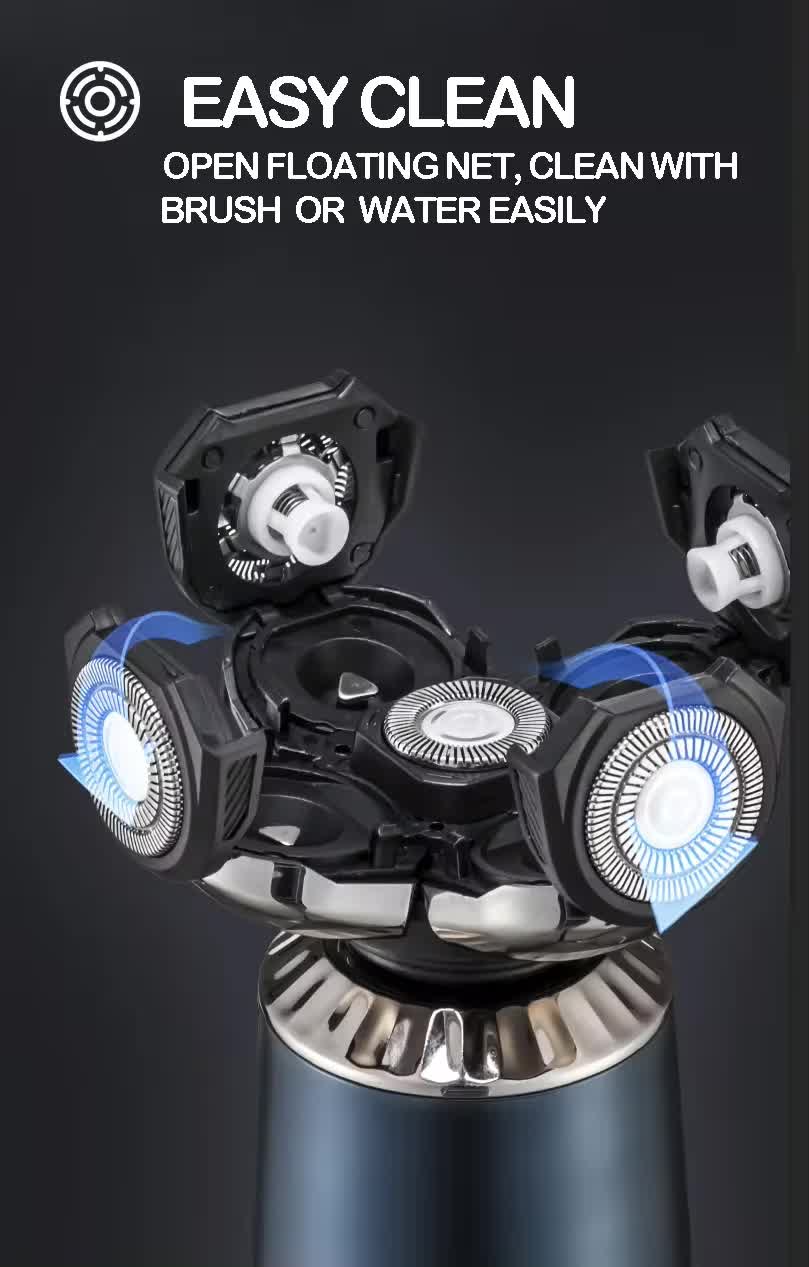 5-Head Electric Rotary Shaver for Men