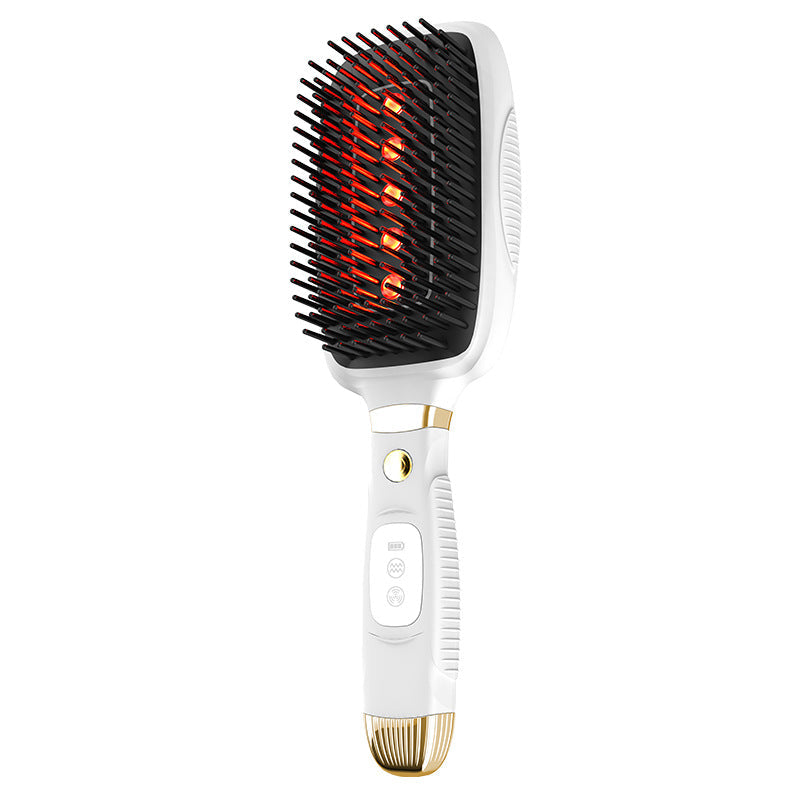 SILK ROLLA Advanced 3-in-1 Scalp & Hair Care Massage Brush with Red Light Therapy