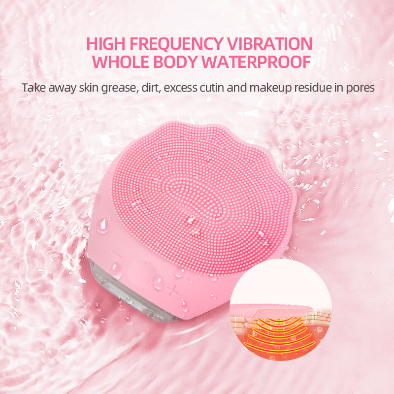 Electric Silicone Facial Cleansing Brush