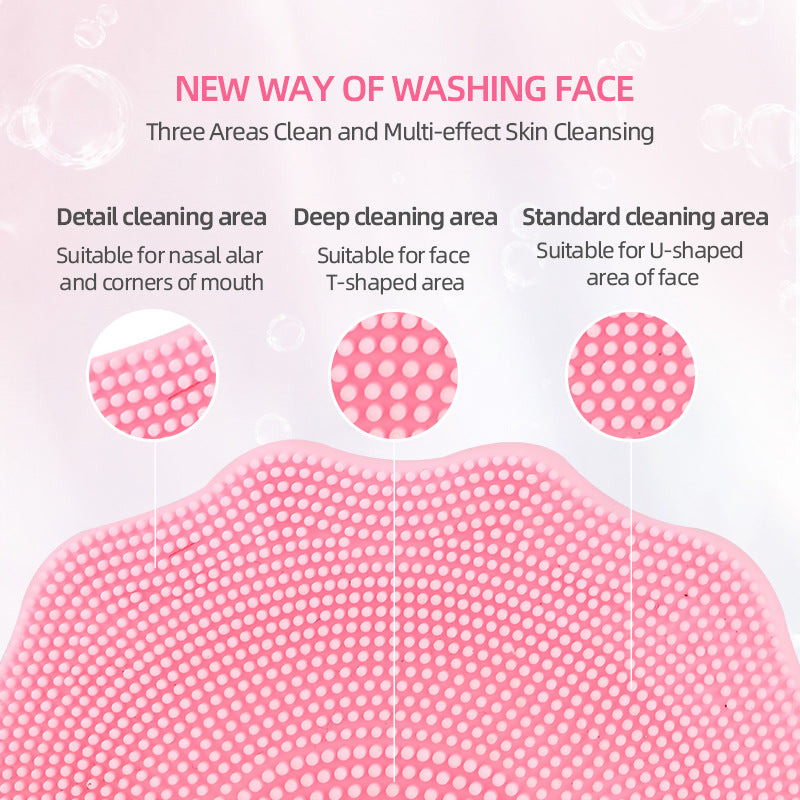 Electric Silicone Facial Cleansing Brush