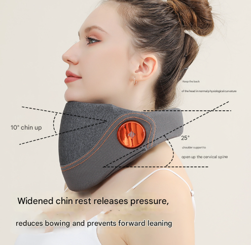Multi-Mode Cervical Traction Neck Massager with Heat Therapy