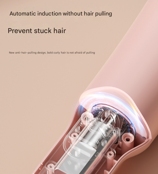 SILK ROLLA Cordless Automatic Hair Curler with LED Display
