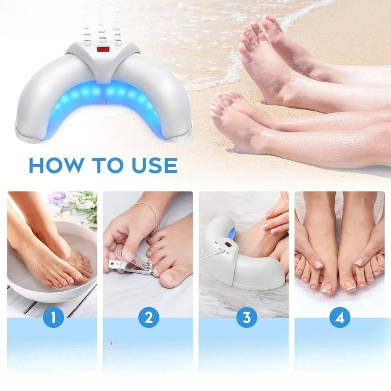 Portable UV LED Nail Lamp with Smart Sensor