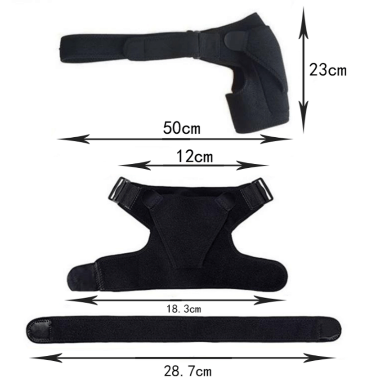 Adjustable Shoulder Brace with Compression Support