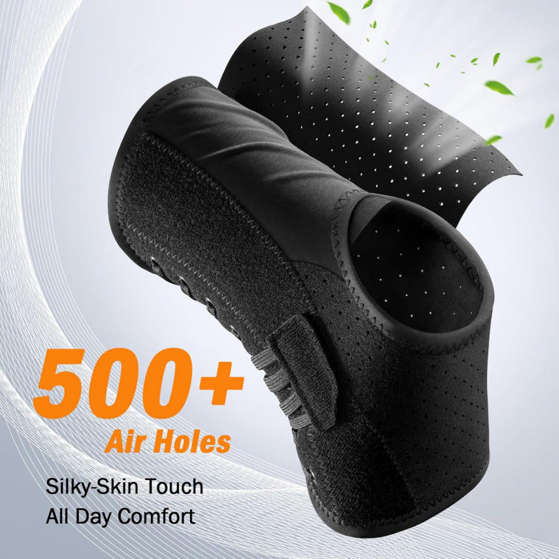 Triple Layer Compression Ankle Brace with Adjustable Lace Up Support
