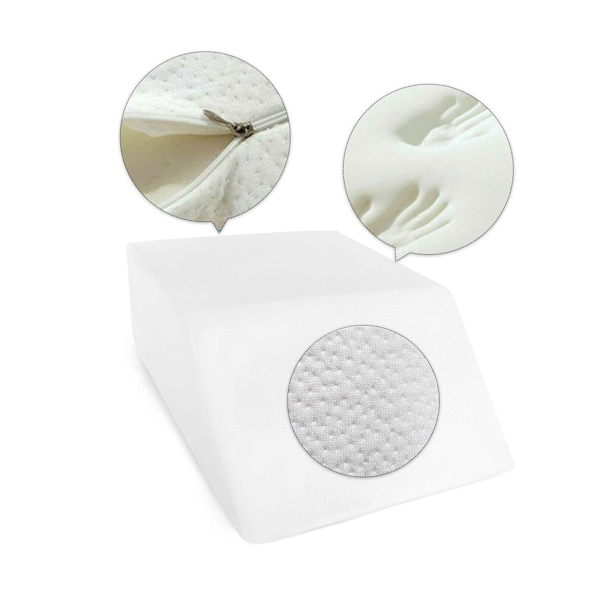 Memory Foam Leg Elevation Wedge Pillow