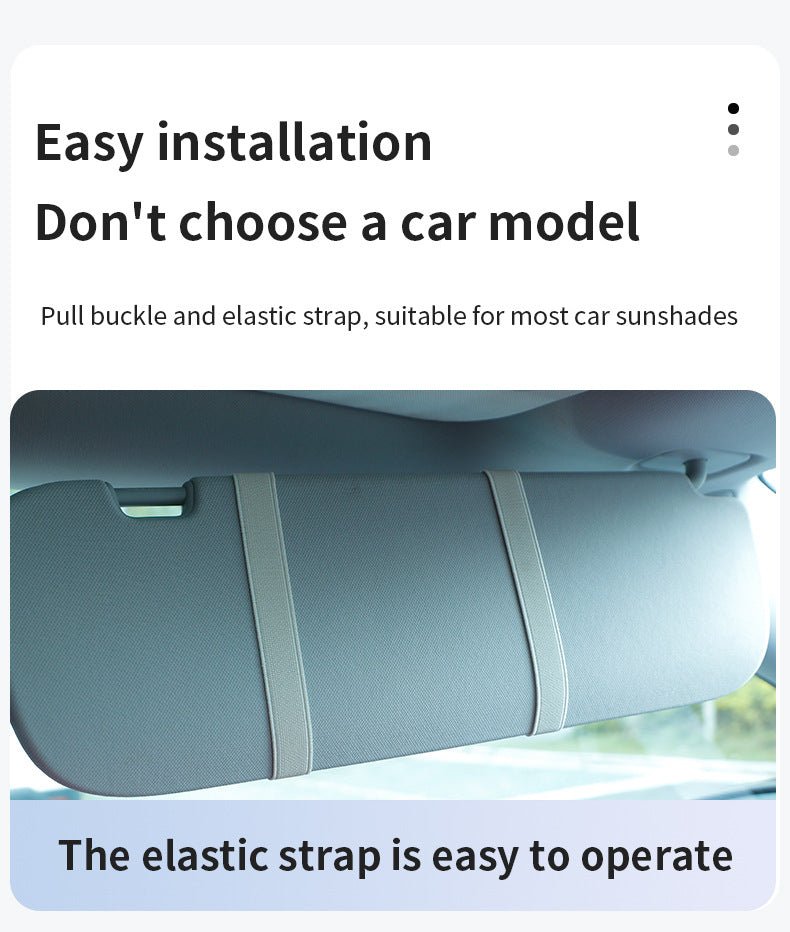 Car Sun Visor Makeup Mirror with LED Light