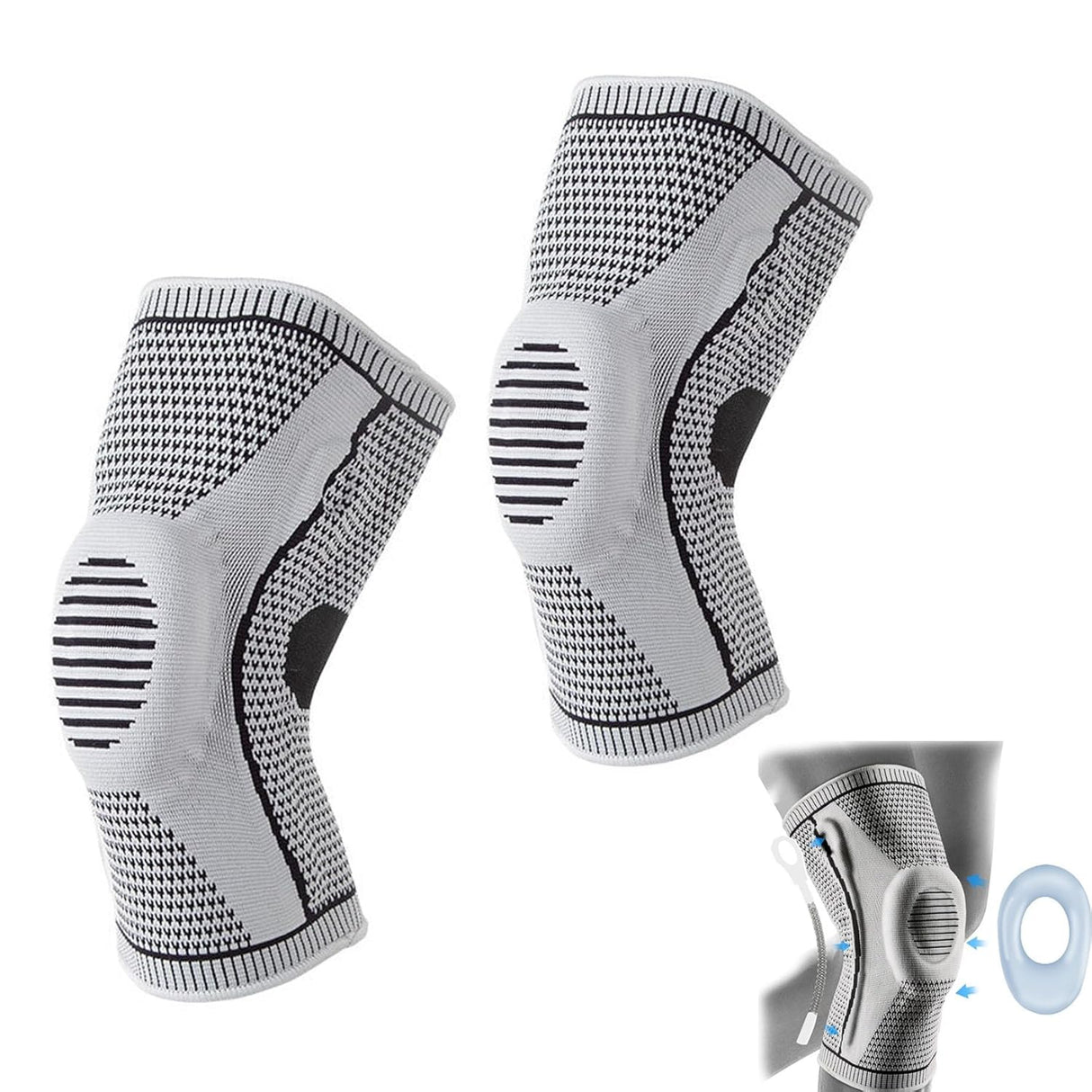 Compression Knee Brace with Side Stabilisers