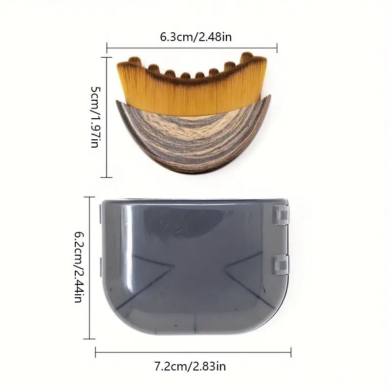 Facial Contour and Massage Brush with Storage Case