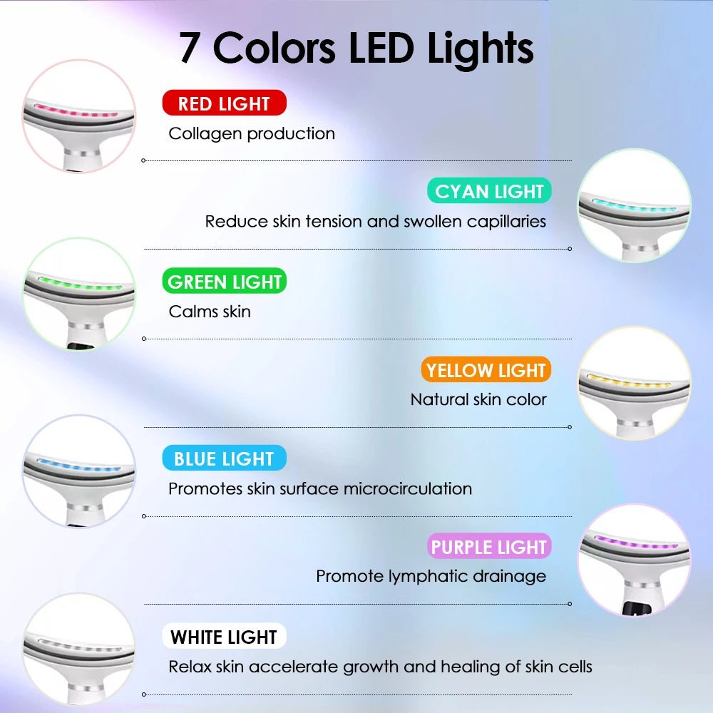 Neck Massager with LED Light Therapy - Silk Rolla