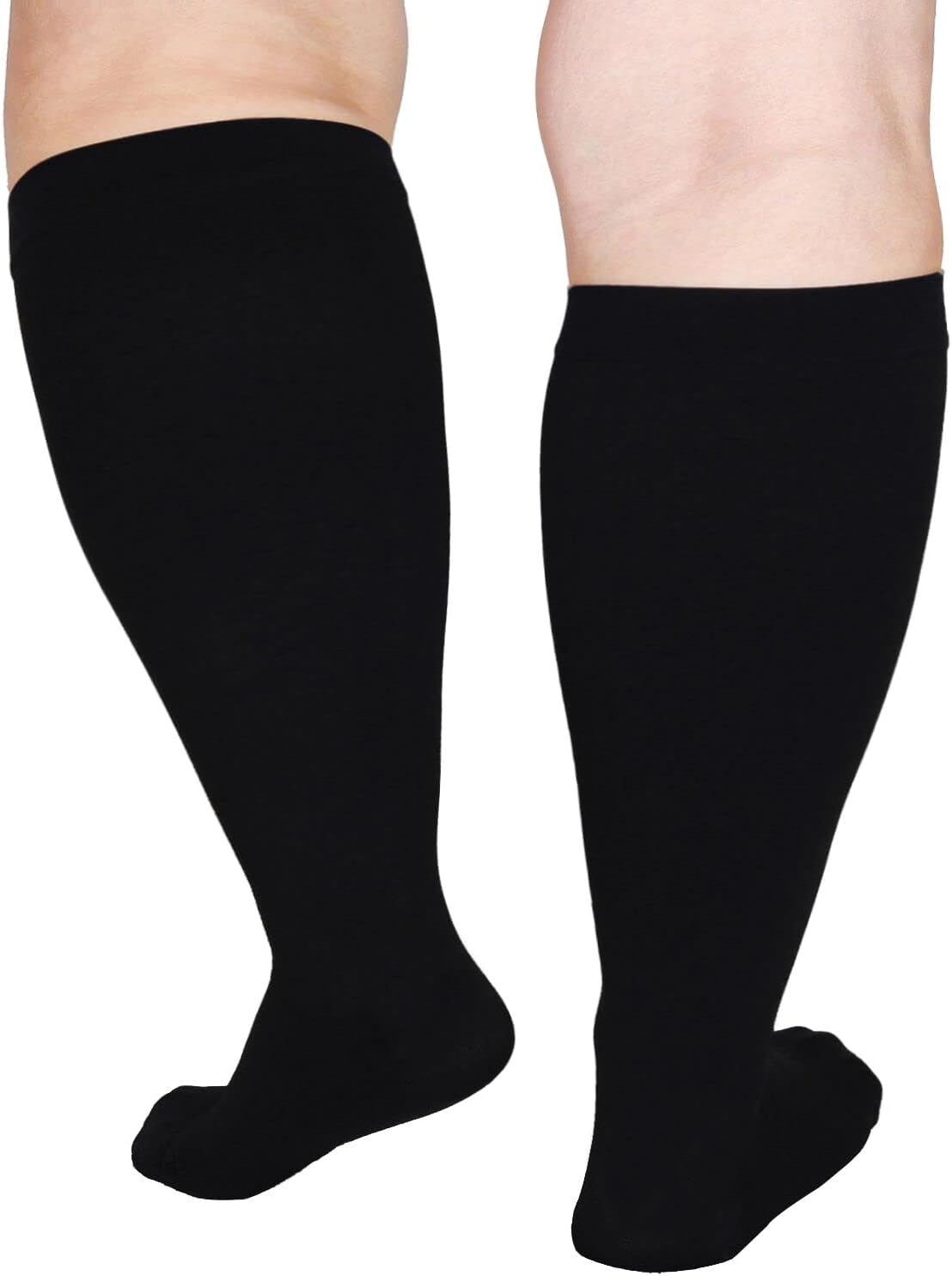 Plus Size Compression Socks Wide Calf