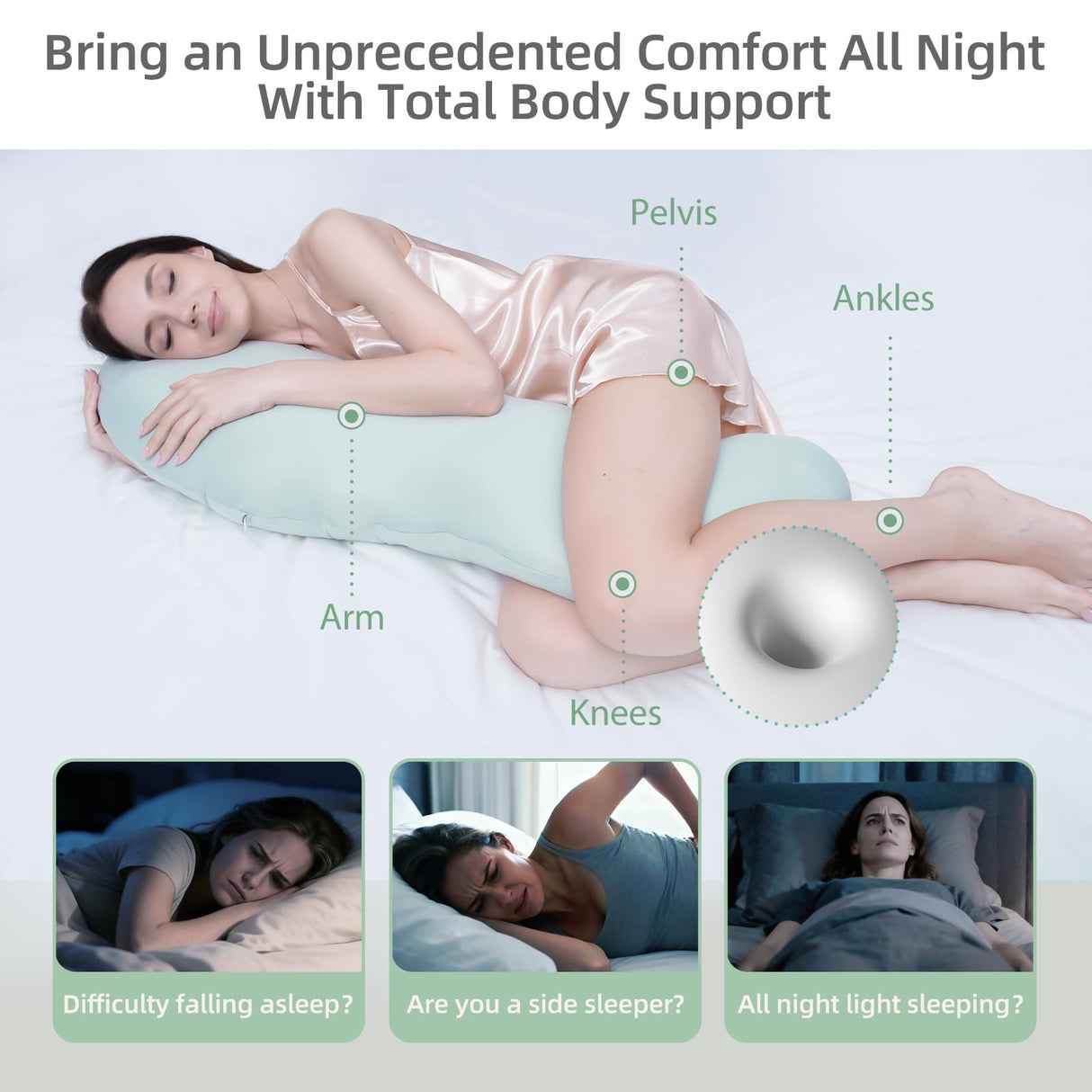 Pregnancy Side Sleeper Pillow