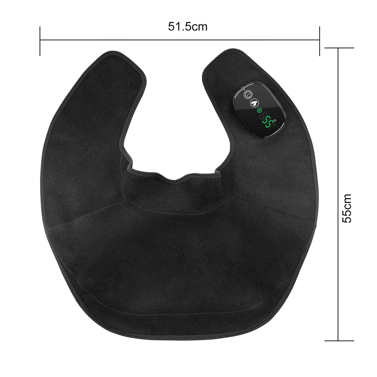 Rechargeable Heated Neck & Shoulder Wrap – 4 Heat Levels, Timer