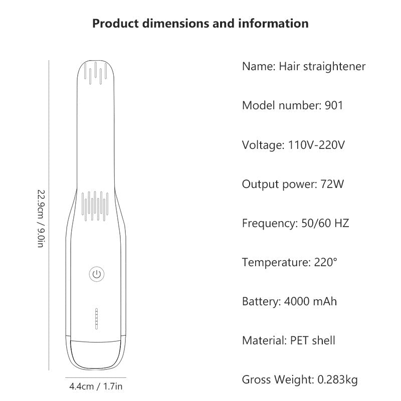 SILK Rolla Professional Portable Hair Straightener
