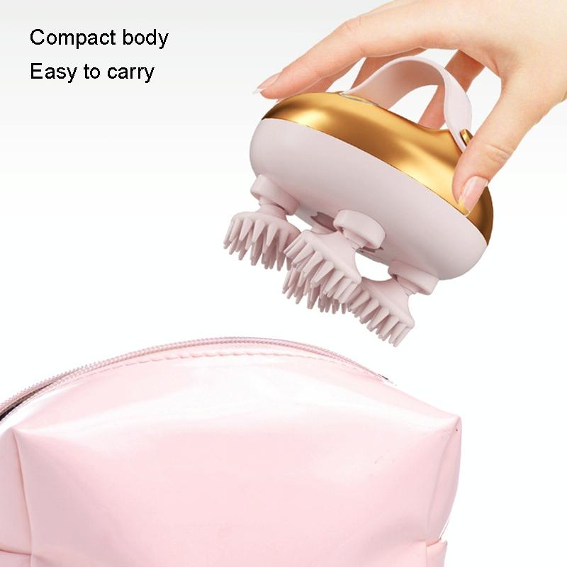 Wireless Smart Head Massager - Deep Scalp Kneading for Stress Relief & Relaxation