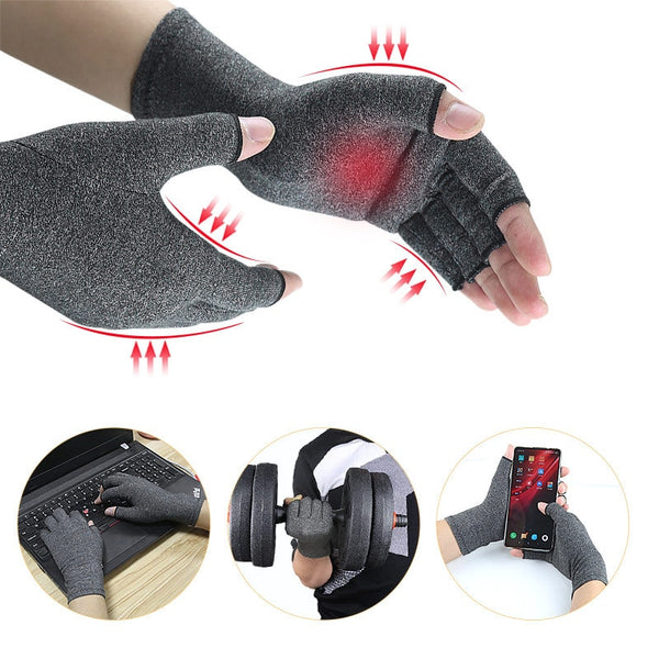 Compression Gloves, Therapeutic Heated Pain Relief for Joints
