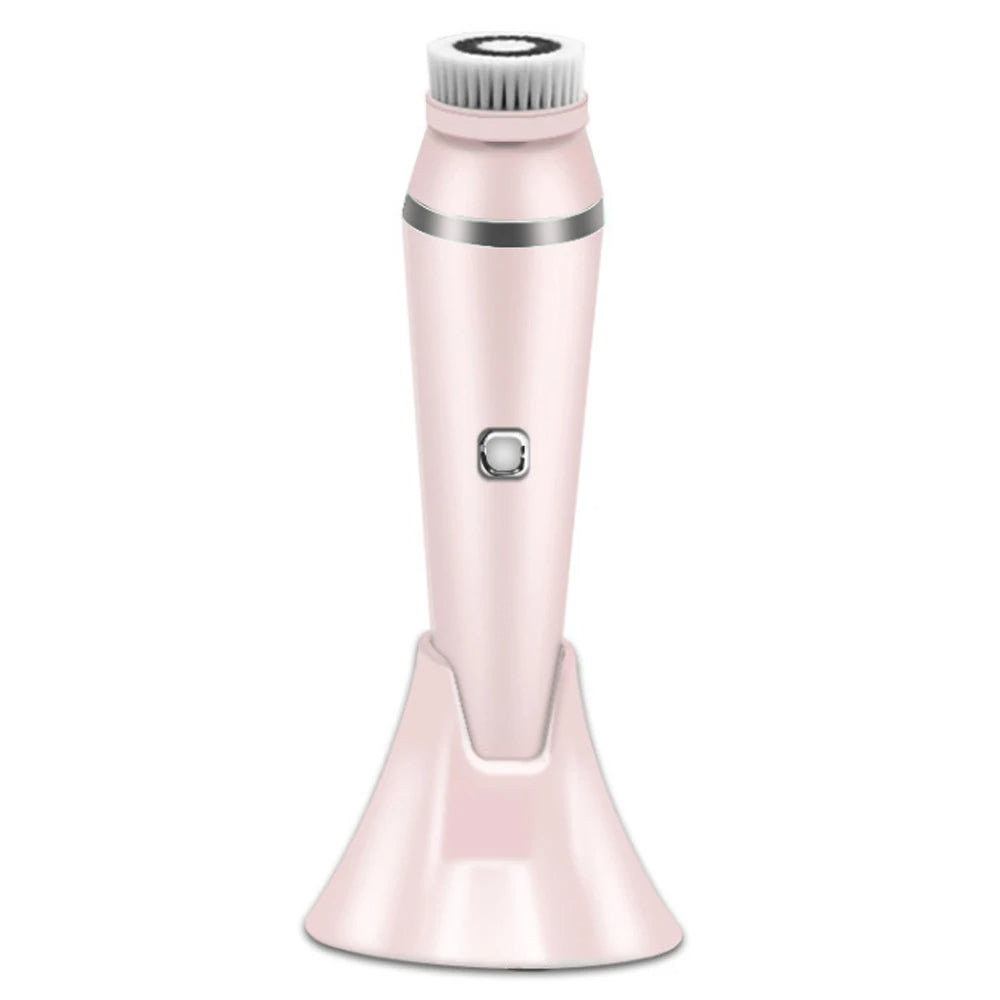 4-in-1 Electric Facial Cleansing Brush & Massager