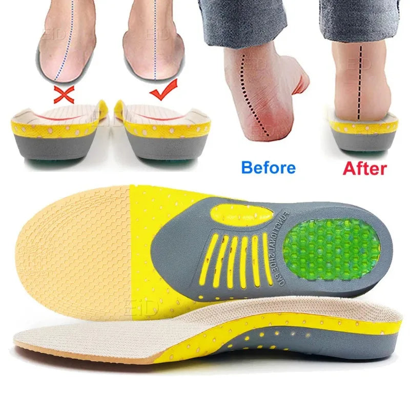 Orthotic Insoles Arch Support Gel Cushion