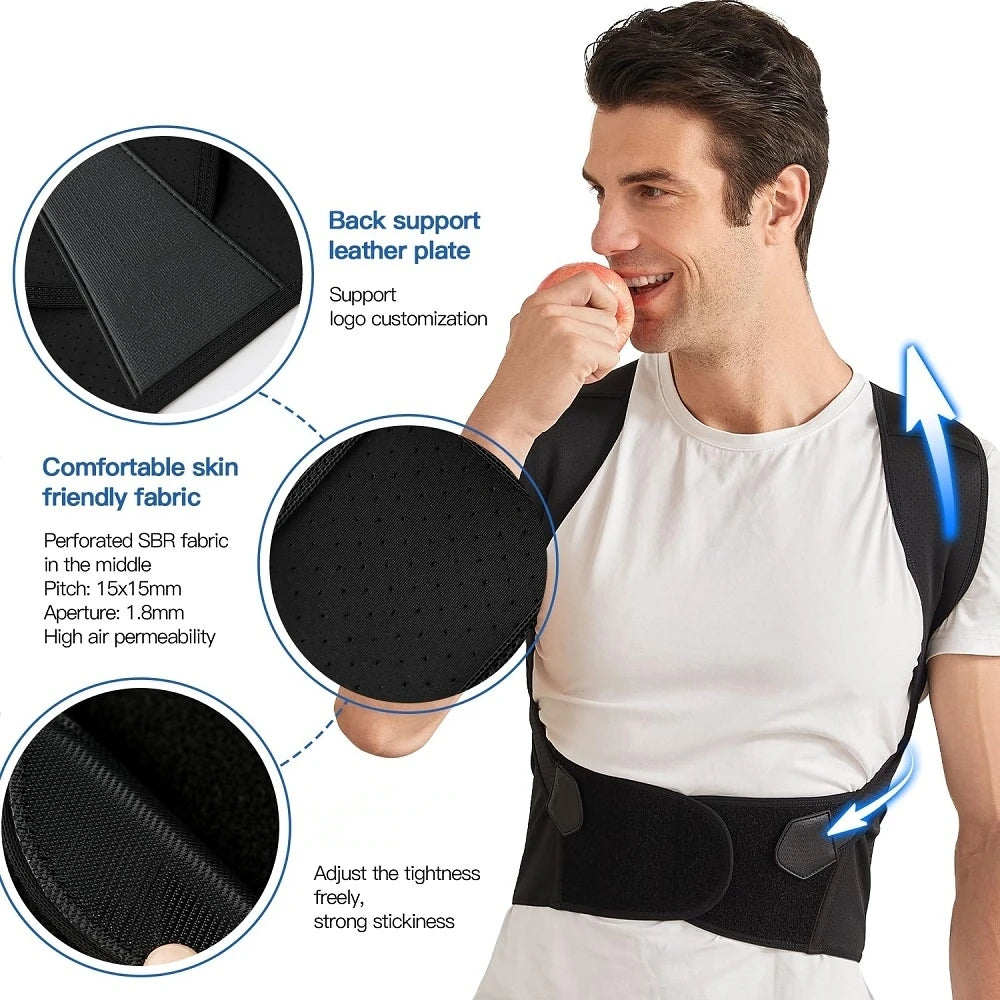 Adjustable Back Brace Posture Corrector