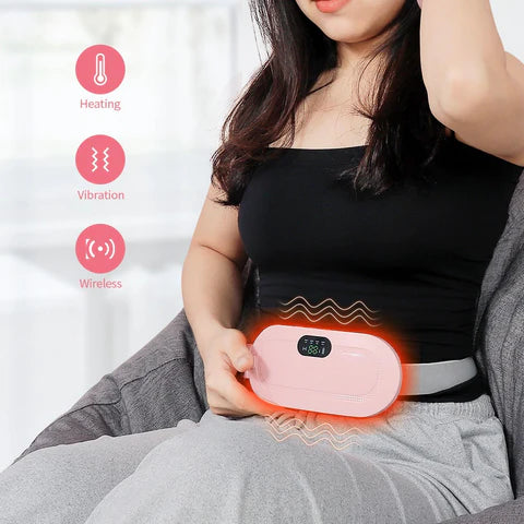 Rechargeable Heated Menstrual Belt Massager
