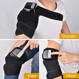 Rechargeable Heated Wrap Massager for Knee, Shoulder & Elbow