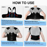 Adjustable Back Brace Posture Corrector