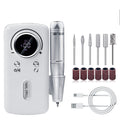 Professional Electric Nail Drill, 45000RPM Rechargeable Nail Grinder Polisher - Silk Rolla