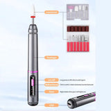 Professional Electric Nail Drill Pen Kit - Rechargeable Manicure & Pedicure Tool