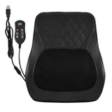 Heated Back Massager with Lumbar Support Cushion