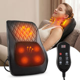 Heated Back Massager with Lumbar Support Cushion