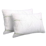 Bamboo Memory Foam Pillow 2 Pack
