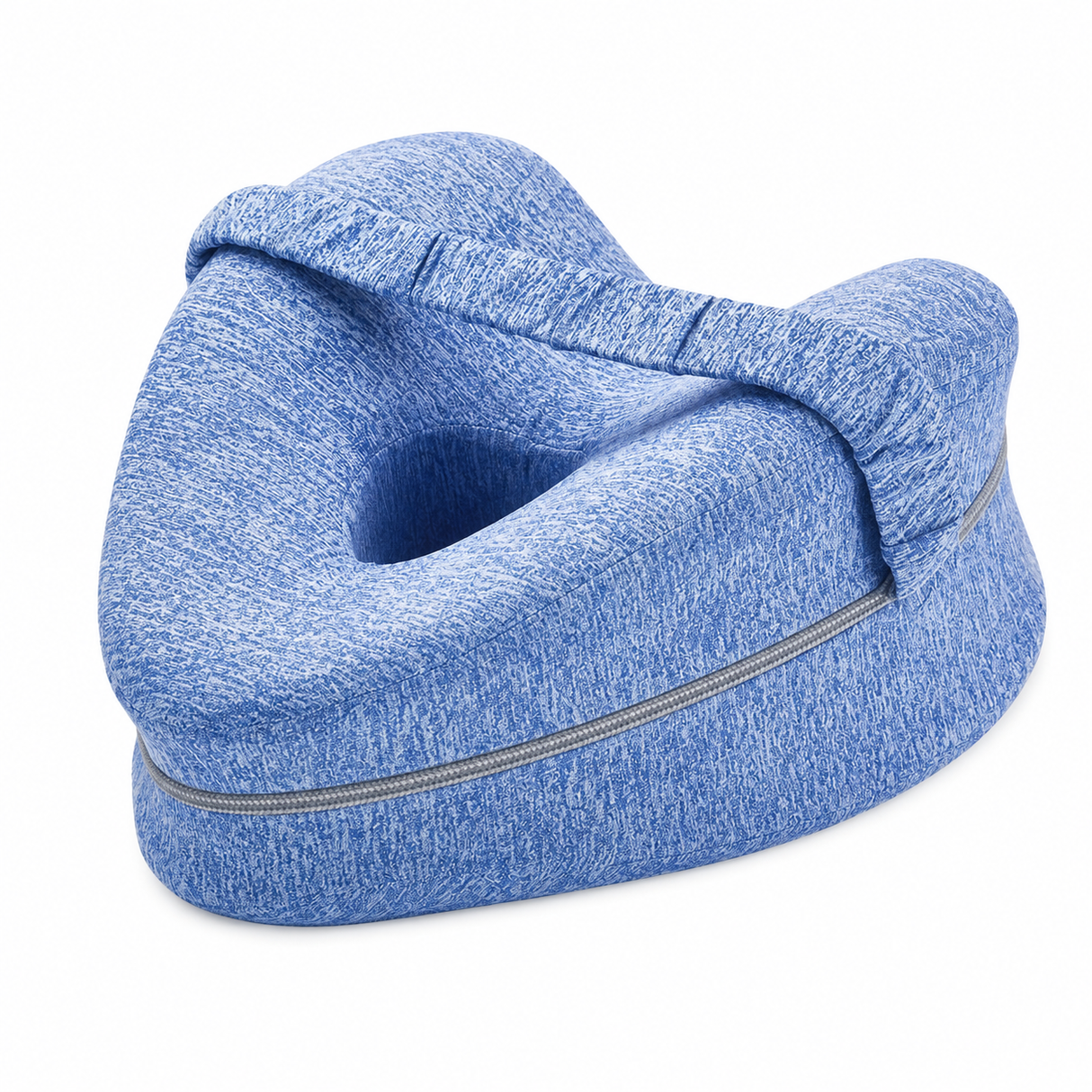 Orthopaedic Memory Foam Knee Pillow for Side Sleepers - Silk Rolla