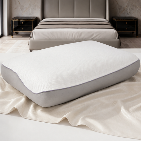 Cooling Memory Foam Pillow for Side Sleepers - Silk Rolla