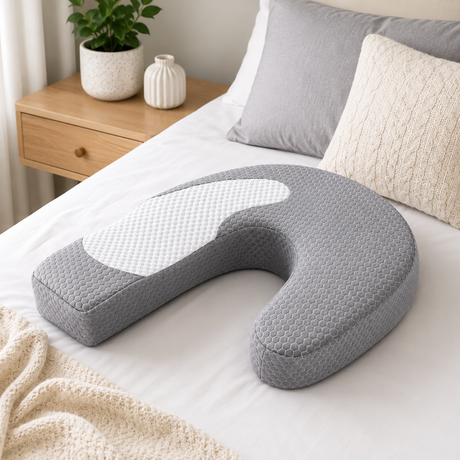 Ergonomic Memory Foam Arm Pillow for Side Sleepers - Silk Rolla